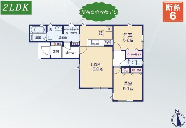 蒲郡市上本町第1期　新築戸建（全11棟）６号棟