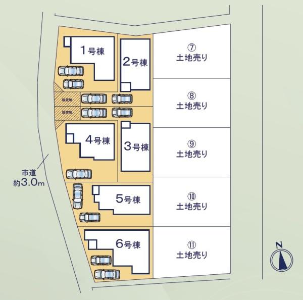 蒲郡市上本町第1期　新築戸建（全11棟）６号棟