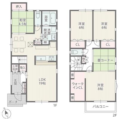 蒲郡市三谷北通六丁目　中古戸建（全2棟）1号棟