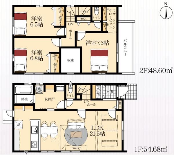 蒲郡市竹谷町第3　新築戸建（全３棟）３号棟