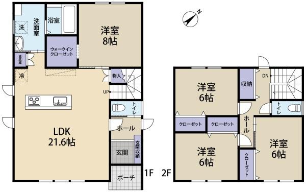 幕別町札内中央町　ＪＲ札内駅　1分　新築分譲住宅　B