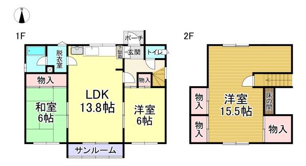 音更町中鈴蘭北6丁目　中古住宅