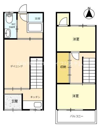 大阪市都島区内代町２丁目の中古テラスハウス