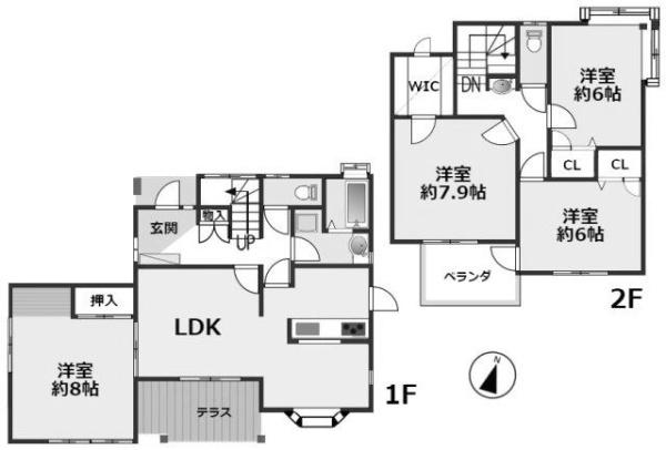 中古戸建・東金市日吉台・1380