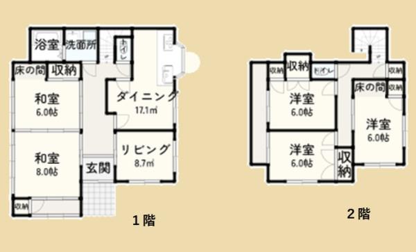 茂原市上林の中古一戸建て
