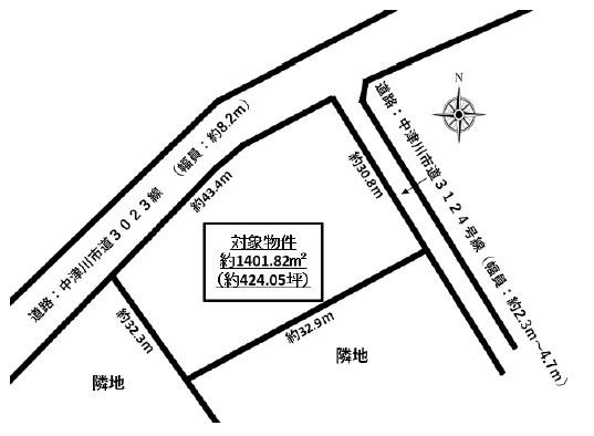 中津川市茄子川　住宅用地