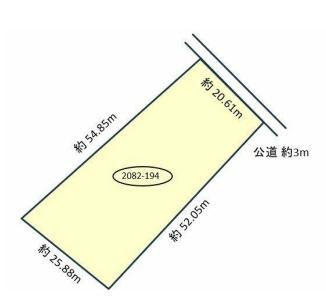 中津川市茄子川の土地