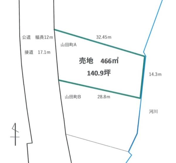 瑞浪市山田町　住宅用地