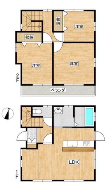 瑞浪市学園台　2階中古戸建て