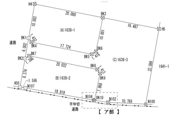 美濃加茂市中富町　C区画住宅用地