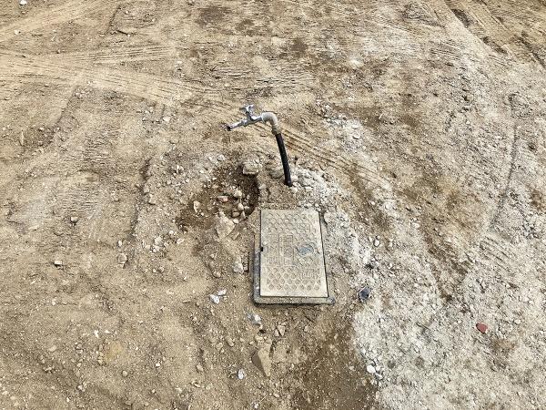 熊本市東区秋津1丁目の土地(現地土地写真)