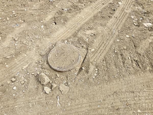 熊本市東区秋津1丁目の土地(現地土地写真)