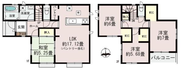 西区新土河原1丁目　1号棟