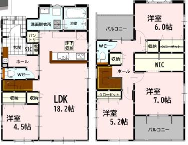 熊本市中央区渡鹿７丁目の新築一戸建