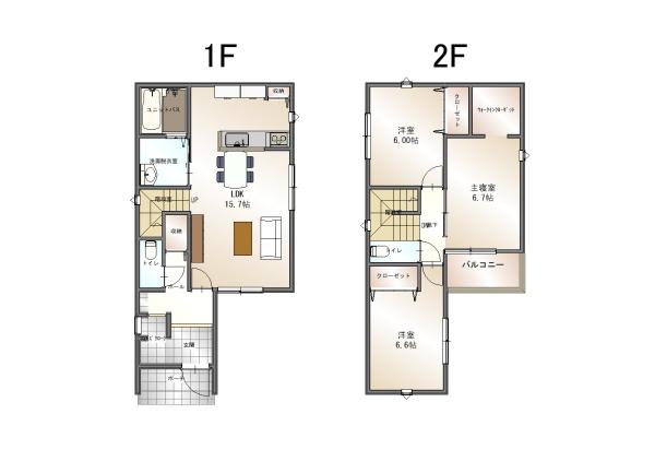 山形市下椹沢B棟新築建売