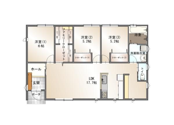 山形市長苗代新築建売（平屋）