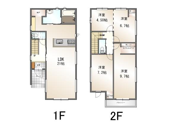 山形市江俣2丁目新築建売　1号棟