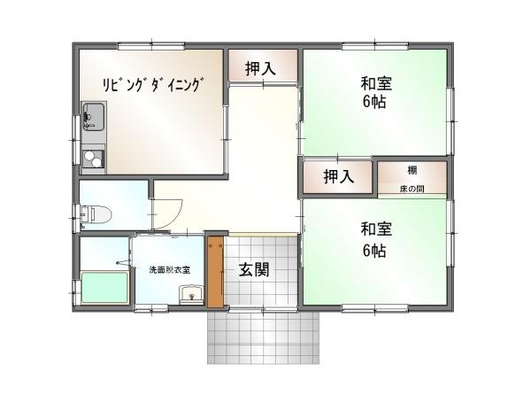 山形市飯塚町平家中古住宅