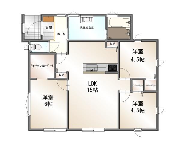 東根市六田二丁目新築建売A棟