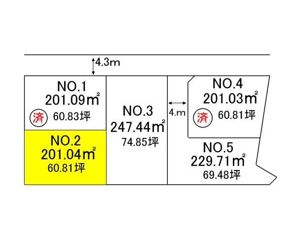 山形市平久保の土地