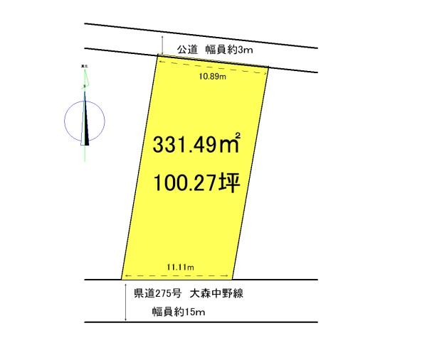 山形市あけぼの１丁目の土地