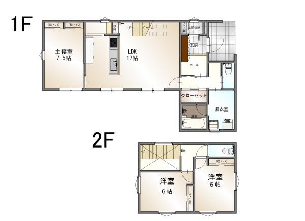 山形市漆山新築建売2号棟