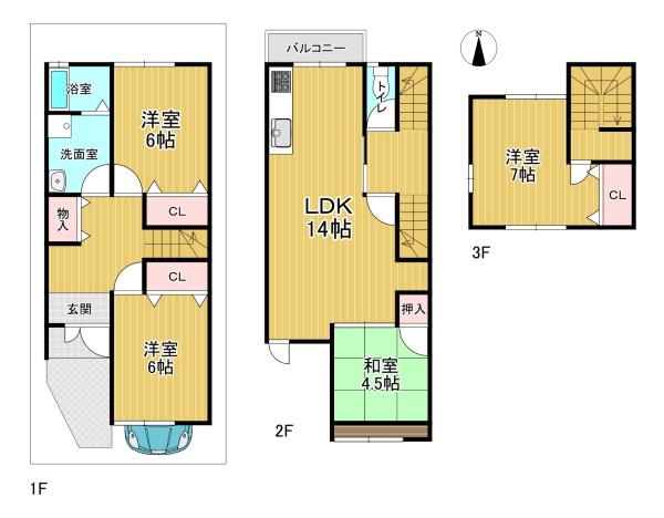 京都市伏見区小栗栖石川町の中古一戸建