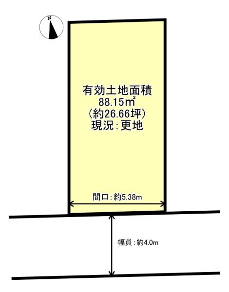 京都市伏見区深草大亀谷金森出雲町の土地