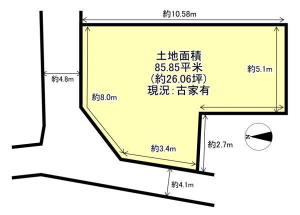 京都市右京区梅津林口町の売土地