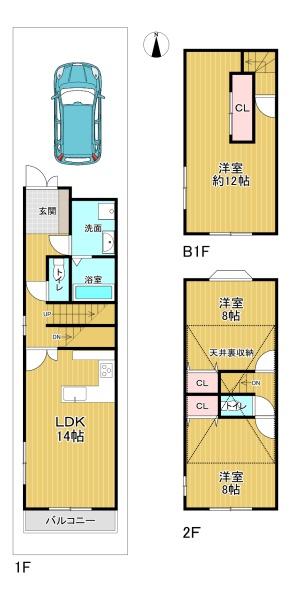 京都市伏見区淀川顔町の中古一戸建て