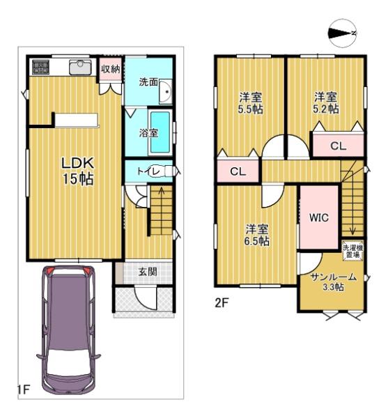 向日市上植野町十ケ坪の中古一戸建