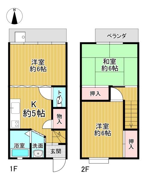 京都市伏見区西柳町の中古テラスハウス
