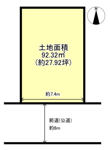 京都市山科区川田菱尾田の売土地