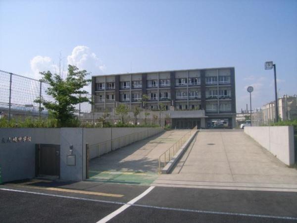 円明寺ヶ丘団地A棟(大山崎町立大山崎中学校)