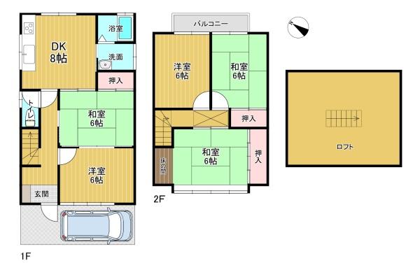 京都市西京区下津林中島町の中古一戸建