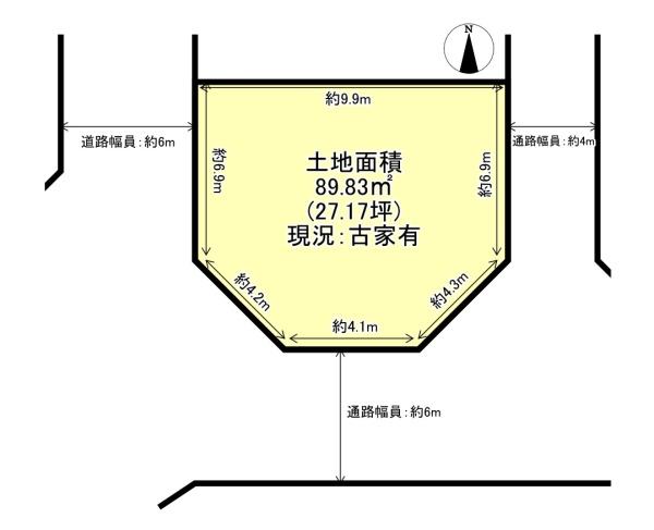 京都市伏見区桃山町大島の土地