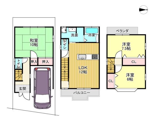 京都市伏見区醍醐構口町の中古一戸建