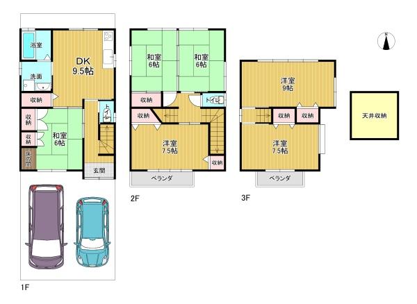 京都市南区唐橋花園町の中古一戸建て