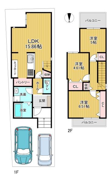 京都市山科区大塚南溝町の中古一戸建て
