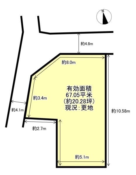 京都市右京区梅津林口町の土地
