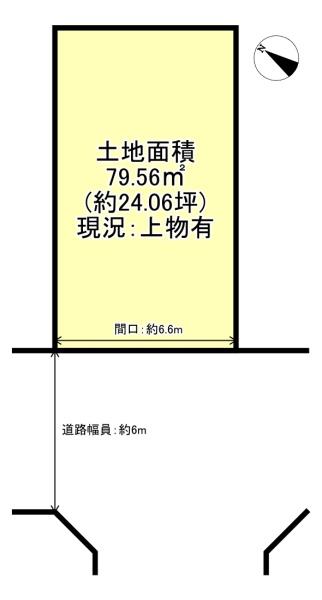 京都市西京区下津林中島町の土地