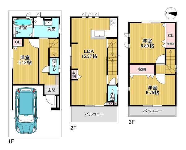 京都市南区西九条南田町の新築一戸建