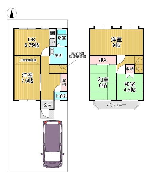 京都市伏見区向島二ノ丸町の中古テラスハウス