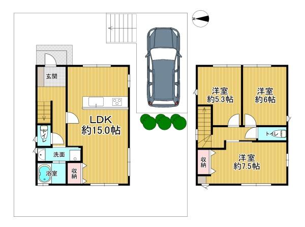 長岡京市高台４丁目の中古一戸建