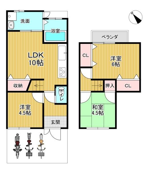 宇治市神明宮東の中古テラスハウス