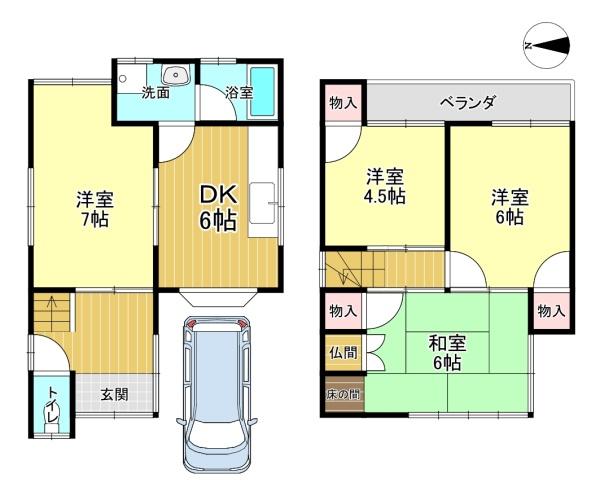 京都市山科区椥辻草海道町の中古一戸建て