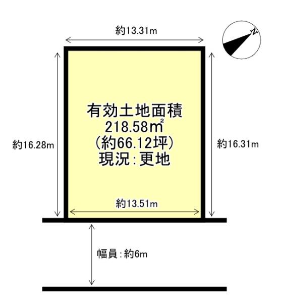 京都市伏見区深草車阪町の土地