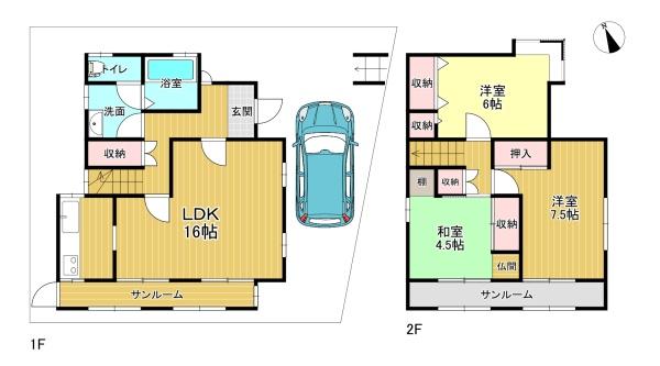 京都市伏見区深草大亀谷万帖敷町の中古一戸建