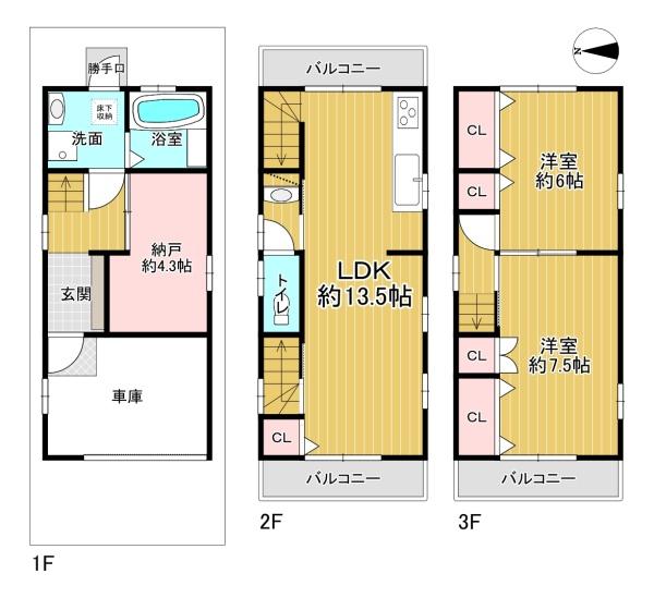京都市南区東九条東御霊町の中古一戸建て