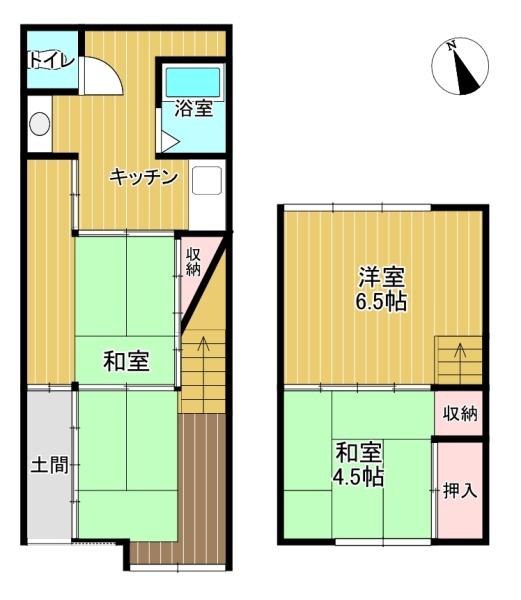 京都市伏見区東菱屋町の中古テラスハウス